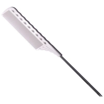 YS Park 116 Super Winding Pin Tail Grip Comb - White