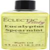 Eucalyptus Spearmint Bath Oil, Scented Body Oil, Relaxing Bathing Oil, 4 oz view 1