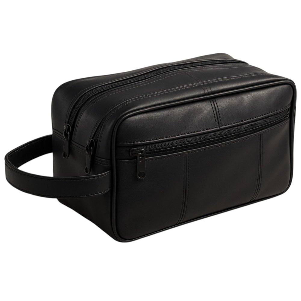 RAS WALLETS Unisex Adult's Classic, Black, Length 25cm x Height 16cm x Depth 15cm (Approx.)