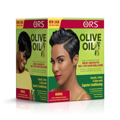 ORS Olive Oil Built In Protection New Growth No-Lye Hair Relaxer Normal Strength