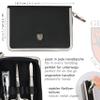 3 Swords Germany - brand quality 6 piece manicure pedicure kit set for professional finger & toe nail care with leather case - Made in Germany - black genuine leather view 4