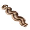 Highlighted Tape in Hair Wavy Remy Human Hair Extensions 18inches #4 Medium Brown with #27 Strawberry Blonde Mixed Color 40g 20pcs Body Wave Seamless Skin Wefts Glue in Extensions(#4/27) view 4