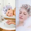 11 Pieces Waterproof Shower Caps Elastic Reusable Plastic Bathing Hair Cap Lady Salon Hat for Kids Girls and Women, Assorted Patterns view 4