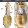 Ginger Chi Dry Brush for Skin, Dry Brushes for Body - Natural Bristle Brush for Dry Brushing Skin (Jute Dry Brush) view 2