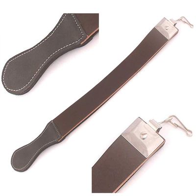 OdontoMed2011 Professional Sharpening Strop 2" Wide x 20" Long Made Of Real Leather Straight Razor Hanging Strop Barber Shaving Strap Belt With Swivel Clip ODM