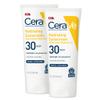 CeraVe 100% Mineral Sunscreen Spf 30 | Body Sunscreen With Zinc oxide & Titanium Dioxide for Sensitive Skin | 5 Oz, Pack Of 2 view 1