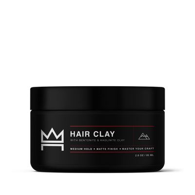 Hair Craft Co. Clay Pomade 2oz - Shine-Free Matte Finish - Medium Hold/Natural Look Clay Base [Super Dense], Stylist Approved  Ideal for Textured, Thickened & Modern Styles  Unscented