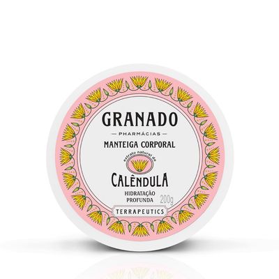 Granado - Linha Terrapeutics - Manteiga Corporal Hidratacao Profunda Calendula 200 Gr - (Terrapeutics Collection - Pot Marigold Deep Moiturizing Body Butter Net 7.05 Oz)