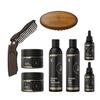 The Beard Struggle Ultimate Beard Growth Kit for Men Balm, Butter, Brush, Comb, Oil, Wash, & Conditioner for Moisturizing Beard - Asgardian Secret, Gold Collection view 1