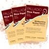 Palladio Rice Paper Facial Tissues for Oily Skin, Face Blotting Sheets Made from Natural Rice, Oil Absorbing Paper with Rice Powder, 2 Sided, Instant Results, Natural, 40 Count, Pack of 3 view 1