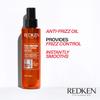 Redken Frizz Dismiss Instant Deflate Oil-In-Serum For Frizzy Hair - Enhances Smoothness and Shine With Babassu Oil, Sulfate-Free view 3