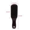 Beard Brush Wooden Handle for facial hair grooming - Easily detangles hair, massages face and gets rid of dead, dry skin to keep beard from being itchy view 2