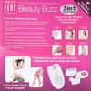 Neat Feat Beauty Buzz Rechargeable 3 in 1 Callus and Dry Skin Remover with Epilator and Shaving Head view 2