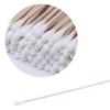 6" Cotton Swabs Wooden Handles Cotton Tipped Applicator Wood Sticks with Single Tip for Gun Cleaning, Wound Clean, Makeup, Removal Residue Tbestmax (500) view 2