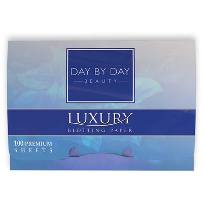Day By Day Beauty Makeup Blotting Papers 200 Oil Absorbing Paper Sheets for Face (2 Handy Packs of 100) Face Oil Remover Oil Blotting Sheets for Face