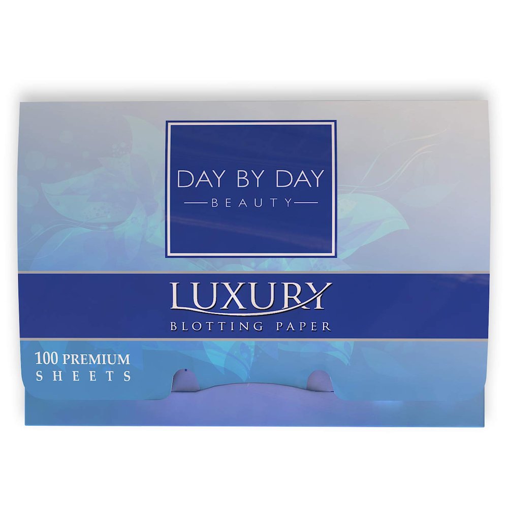 Day By Day Beauty Makeup Blotting Papers 200 Oil Absorbing Paper Sheets for Face (2 Handy Packs of 100)  Face Oil Remover  Oil Blotting Sheets for Face