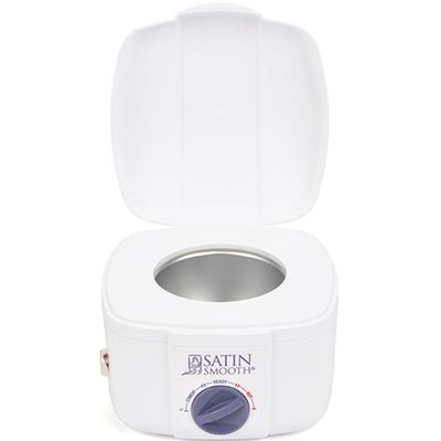 Satin Smooth Professional Single Wax Warmer for Hair Removal SSW12C, Compact Wax Heater with Adjustable Temperature Control, Ideal for All Waxing Types