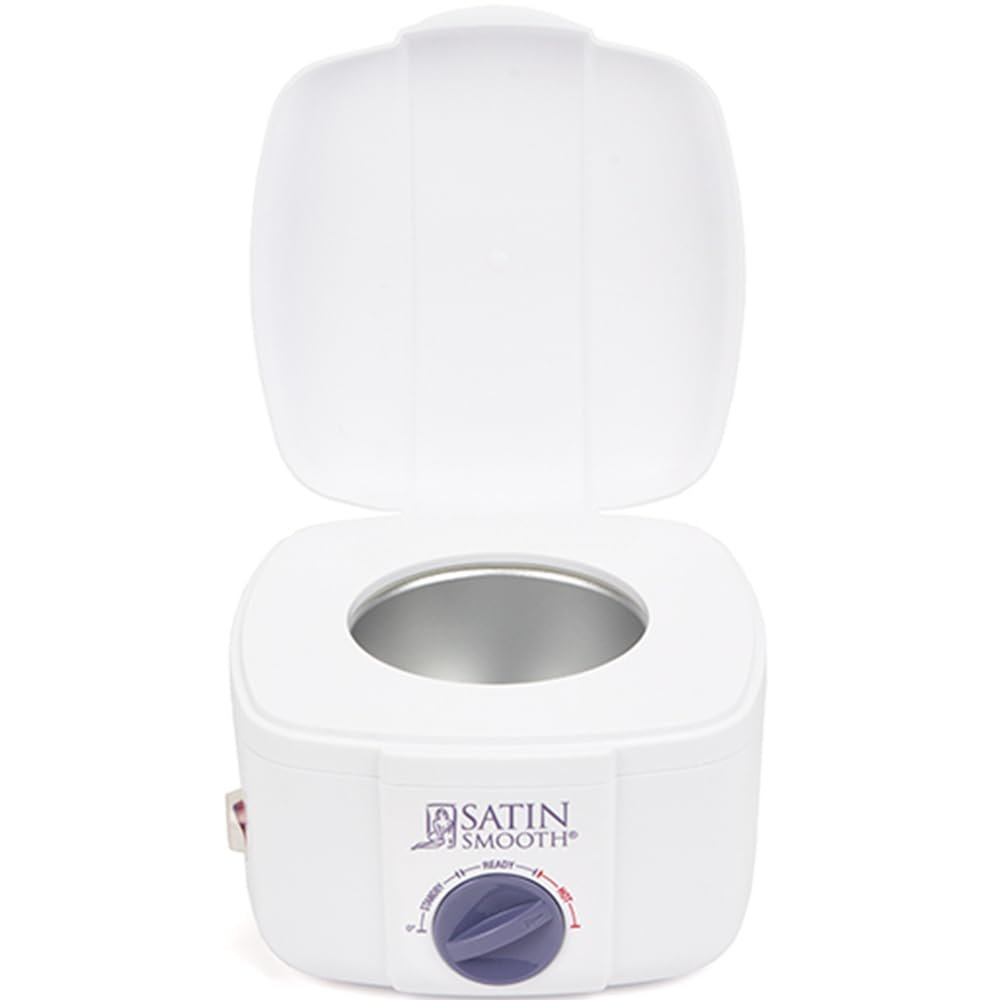 Satin Smooth Professional Single Wax Warmer for Hair Removal SSW12C, Compact Wax Heater with Adjustable Temperature Control, Ideal for All Waxing Types