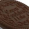 2pc/Cute Chocolate Cookie Shape Cosmetic Makeup Mirror + Mini Comb view 3