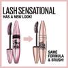 Maybelline Lash Sensational Washable Mascara, Lengthening and Volumizing for a Full Fan Effect, Blackest Black, 1 Count view 2