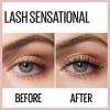 Maybelline Lash Sensational Washable Mascara, Lengthening and Volumizing for a Full Fan Effect, Blackest Black, 1 Count view 4