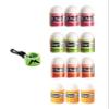 Chap-Ice | 12-Count Assorted Mini Lip Balm Pack & 1 Lip Balm Keychain with Swivel Clip | Made in USA | 4 Flavors - Cherry, Citrus Orange, Kiwi Lime, & Beeswax (0.10oz/3g Each) view 1