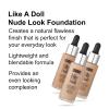 PUPA Milano Like A Doll Perfecting Make-Up Fluid Nude Look Foundation - Light Texture - Natural, For All Skin Types - Blends Perfectly - Medium Beige - 1.01 Oz (50036040) view 2
