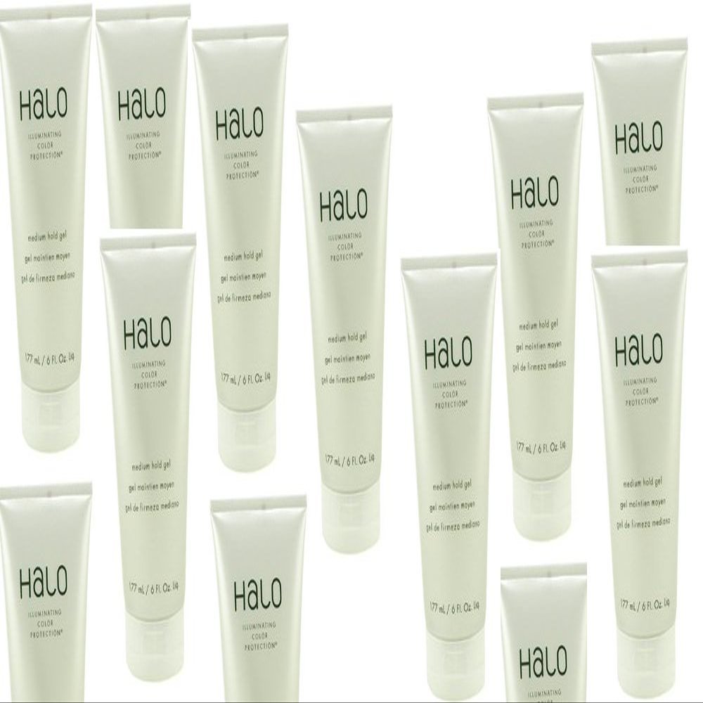 12 Tubes Graham Webb Halo Medium Hold Gel 6 oz each (6 ounce)