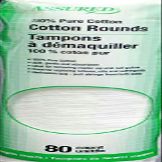 80 Count Assured 100% Cotton Rounds (Pack of 2)
