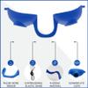 Super Sunnies EVO FLEX Tanning Bed Goggles Red Light Therapy Eye Protection UV Glasses, FDA Compliant - Blue view 3