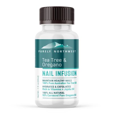 Toenail Fungus Extra Strength Solution-Thick Discolored Nail Repair, Ingrown Nails, Dry Cracked Nails & Cuticles-All Natural with Tea Tree & Oregano Oil: by Purely Northwest USA 1oz