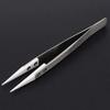 6pcs Anti Acid Ceramic Tweezers Stainless Steel Pointed Tip Static Tweezer with Heat Resistance view 1