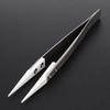 6pcs Anti Acid Ceramic Tweezers Stainless Steel Pointed Tip Static Tweezer with Heat Resistance view 4