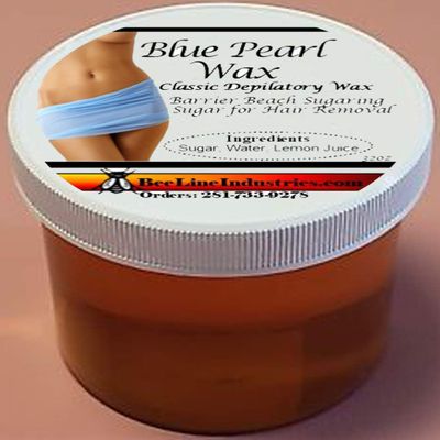 Blue Pearl Wax Barrier Beach Sugaring Pure Gold Sugar for Hair Removal 32oz