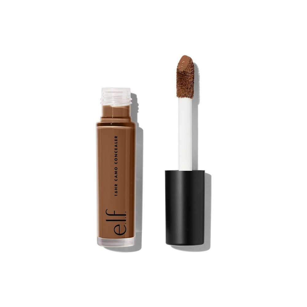 e.l.f. 16HR Camo Concealer, Full-Coverage, Highly-Pigmented Face Concealer With A Matte Finish, Crease-proof, Vegan & Cruelty-Free, Rich Cocoa