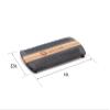 Premium Natural Ox horn and Sandalwood Beard Comb Dual-Action | Double Sided Beard & Mustache Comb with Black Protective Case | Perfect Grooming Companion & Gift for Men  by Man & Mane view 2