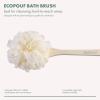 EcoTools EcoPouf Bath Brush, Loofah Brush for Bath & Shower, Made with Long Handle & Recycled, Soft Netting for Gentle Exfoliation, Back Brush for Men & Women, Eco-Friendly & Cruelty-Free, 2 Count view 2