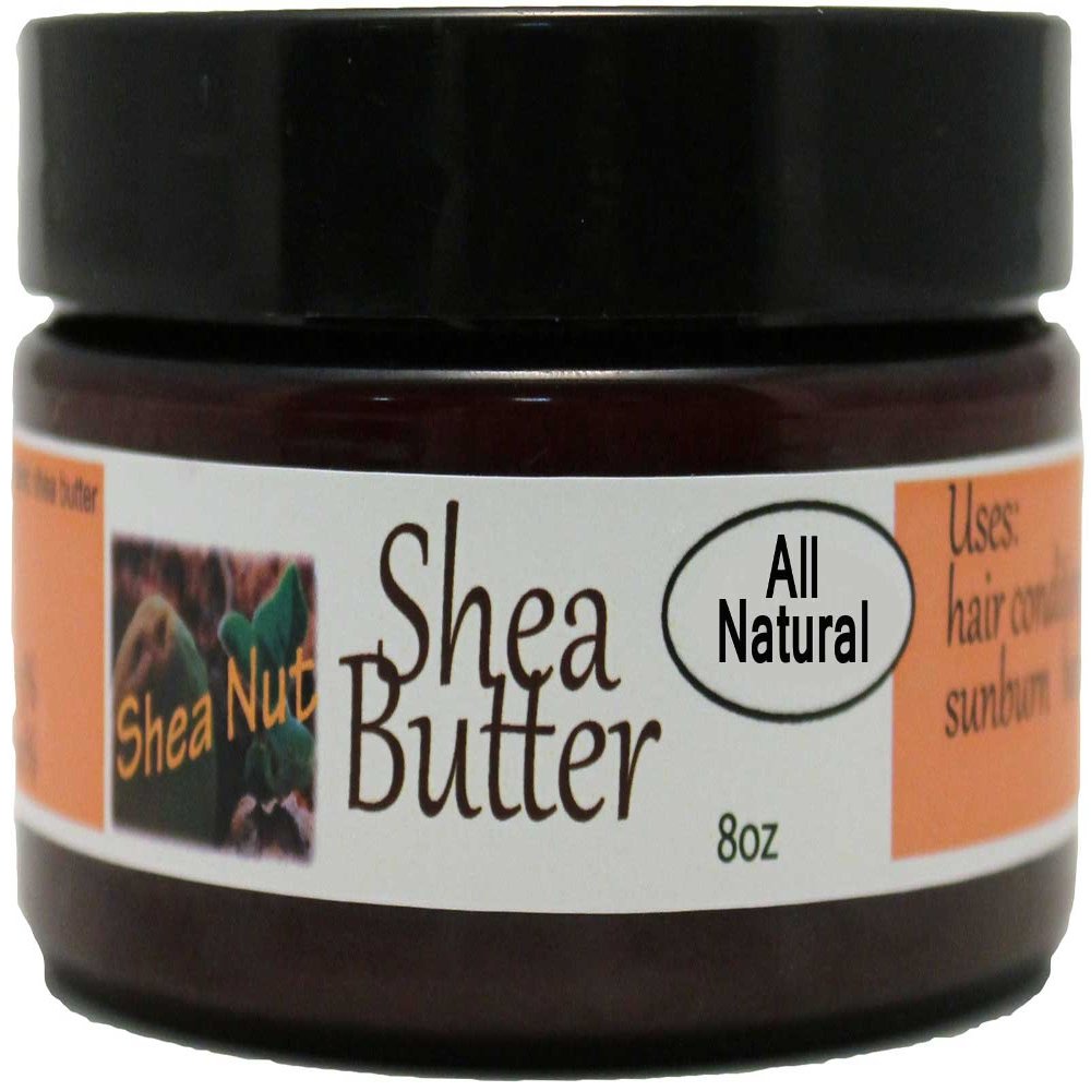 All Natural Shea Butter - Natural & Pure Body Moisturizer for Hair, Skin, Face, and Lips - 100% Pure from The African Shea.