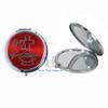 12 PCS Red Compact Mirror with Dove Design - Confirmation Favors/Religious Event/Purse Makeup Mirrors in Decorated Gift Bags (red-3) view 3