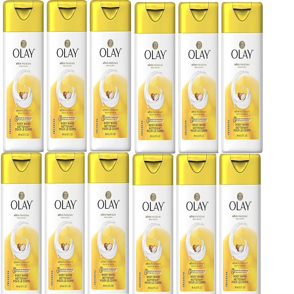 Olay Body Wash Ultra Moisture 3 Ounce (12 Pack)