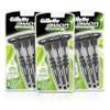Gillette Mach3 Sensitive Men's Disposable Razors, 9 Count view 1