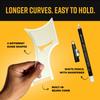 The Cut Buddy PLUS Beard Shaping Tool, Clear Template with Built-in Comb and Bonus Pencil, Ideal for Hairline, Beard, and Mustache Trimming view 3