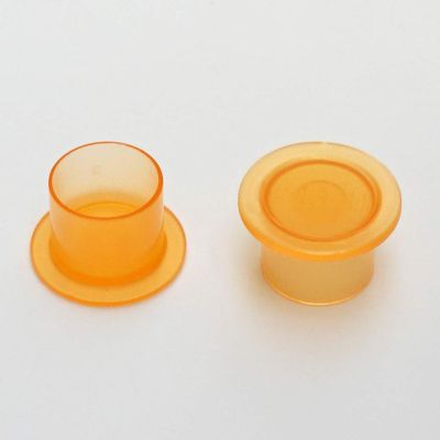 Needlehouse 1000pcs Tattoo Ink Caps Professional Tattoo Ink Cups With Base, Caps Plastic Pigment Cups Caps Tattoo Supplies (13 * 11mm)