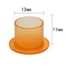 Needlehouse 1000pcs Tattoo Ink Caps Professional Tattoo Ink Cups With Base, Caps Plastic Pigment Cups Caps Tattoo Supplies (13 * 11mm) view 2