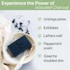 Peppermint Tea Tree Charcoal Facial Bar Soap - USA Made with Natural & Organic Ingredients, Face Wash Black Soap Bar for Acne, Eczema & Psoriasis, Detoxifying Charcoal for Oily & Sensitive Skin view 2