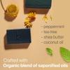 Peppermint Tea Tree Charcoal Facial Bar Soap - USA Made with Natural & Organic Ingredients, Face Wash Black Soap Bar for Acne, Eczema & Psoriasis, Detoxifying Charcoal for Oily & Sensitive Skin view 4