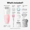 Braun SE5-895 Epilator, Hair Removal Device, Epilator for Women, Includes Shaver and Facial Cleansing Exfoliator Brush Attachments, Waterproof, Cordless and Rechargeable view 2