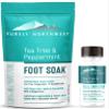 Purely Northwest-Tea Tree Oil Foot Soak & Nail Repair Oil Set- For Damaged Nails, Athletes Foot, Smelly Feet and Foot Callus - Made in the USA view 1