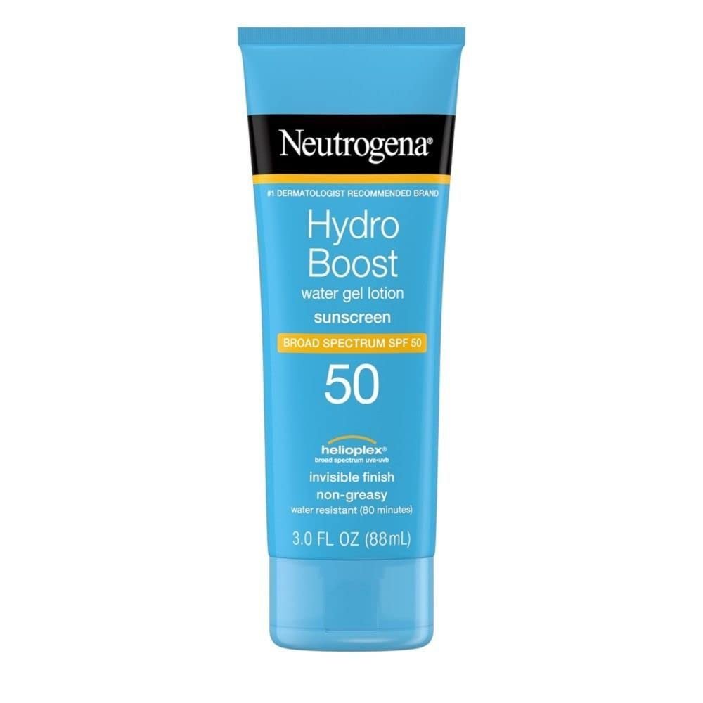 Neutrogena Hydro Boost, Water Gel Lotion Sunscreen, SPF 50, 3 fl oz (88 ml)