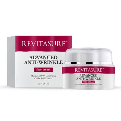 Advanced Anti Wrinkle Cream 1 oz With Matrixyl 3000, Shea Butter, Coffee Seed Extract - Advanced Anti Aging Cream For Men & Women - ReVitaSure